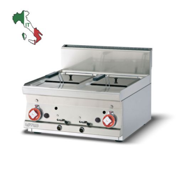  Φριτέζα αερίου διπλή 8+8 lt  F2/8T-66G 